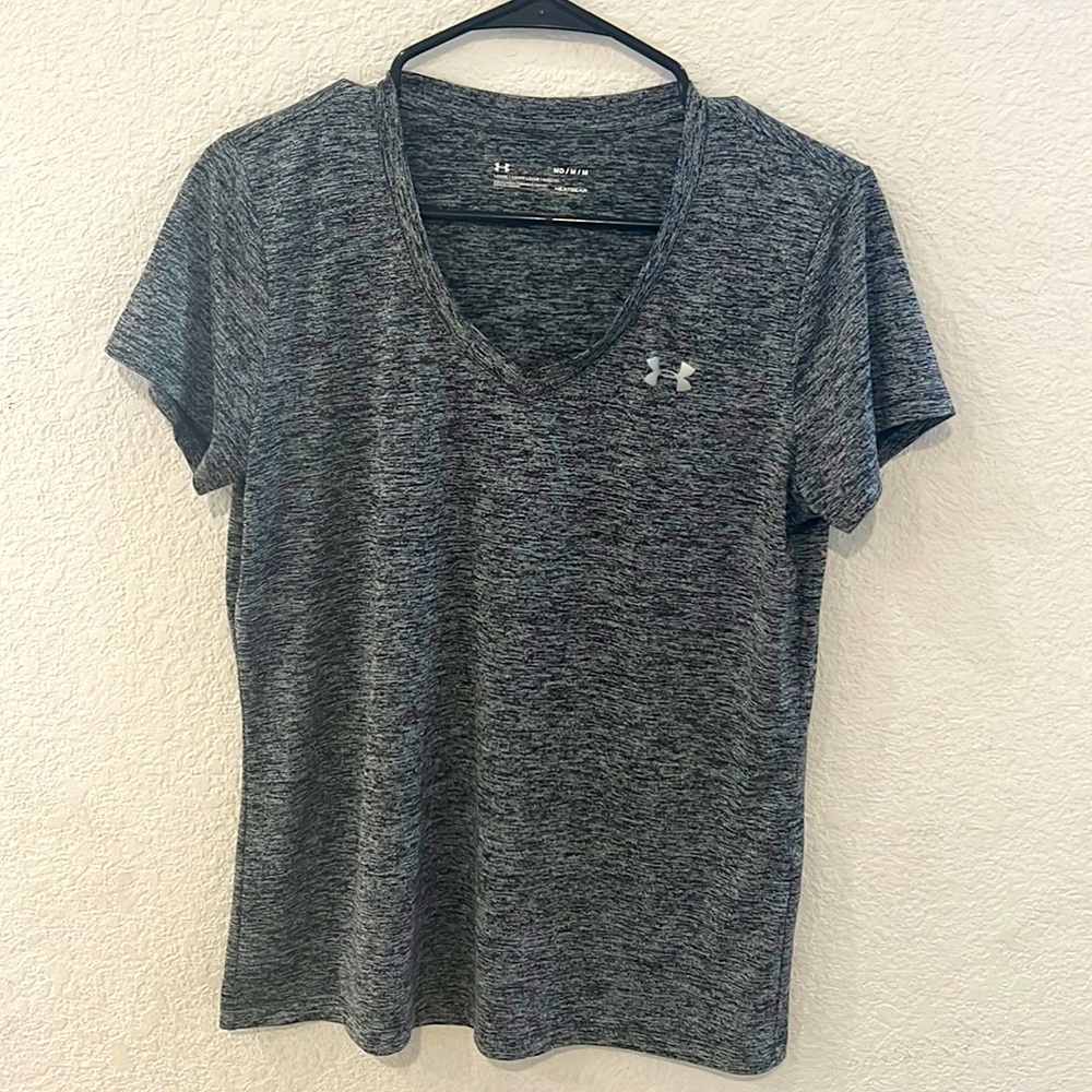 Under Armour T-Shirt Short Sleeve Medium Heather Gray